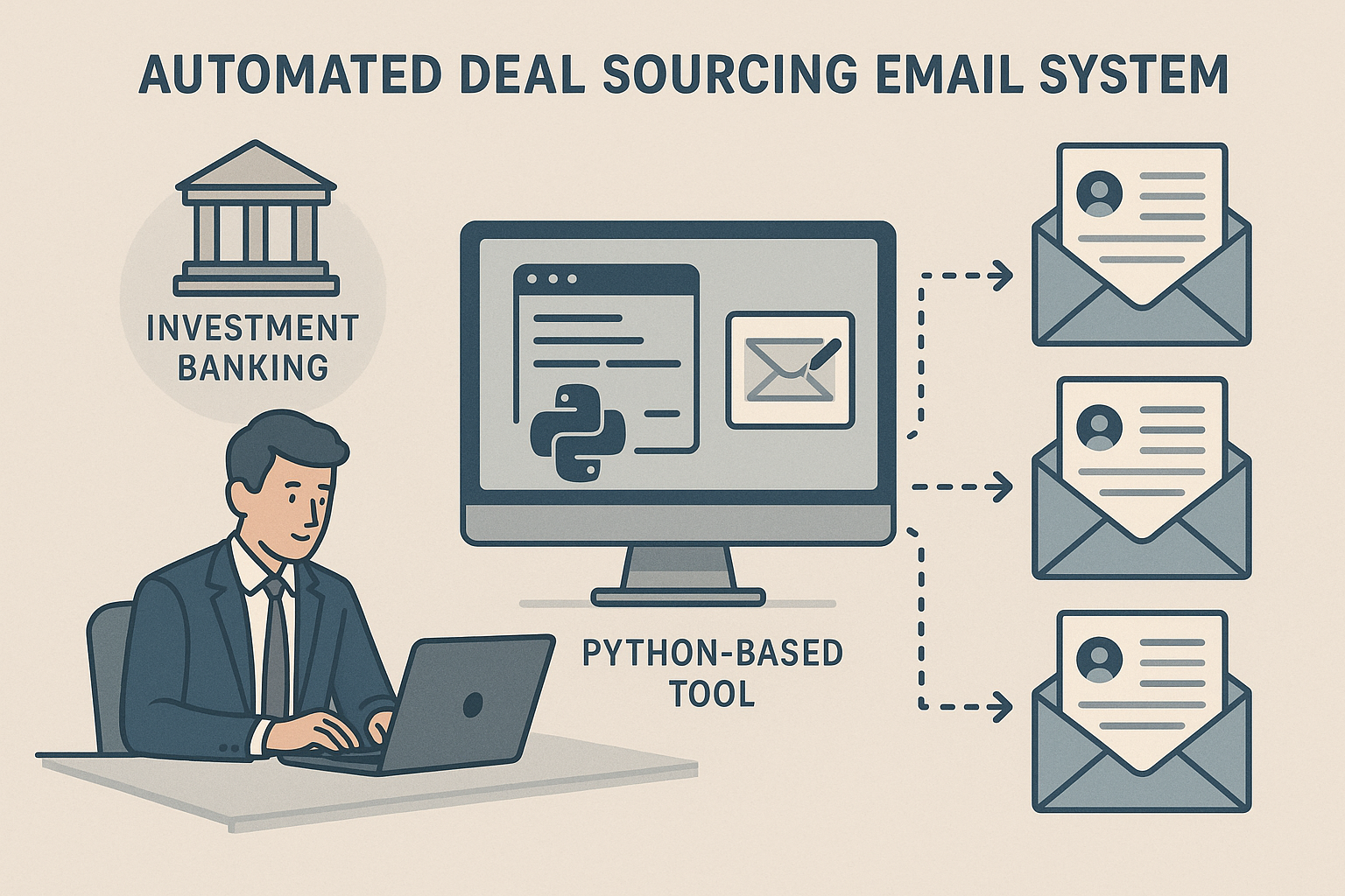 Automated Deal Sourcing Email System Screenshot
